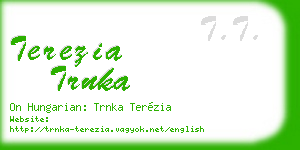 terezia trnka business card