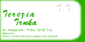 terezia trnka business card